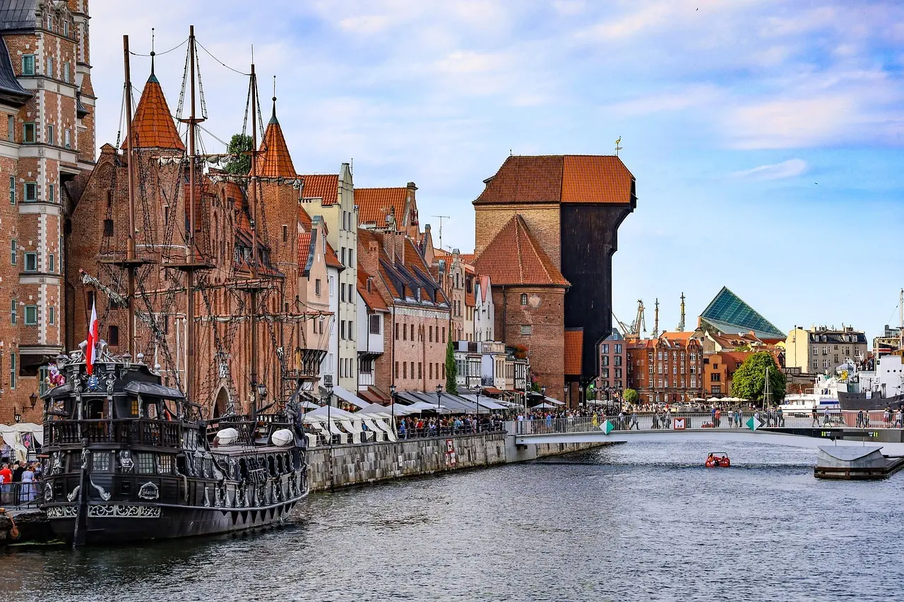 Hvordan er vejret i Gdańsk i uge 8?